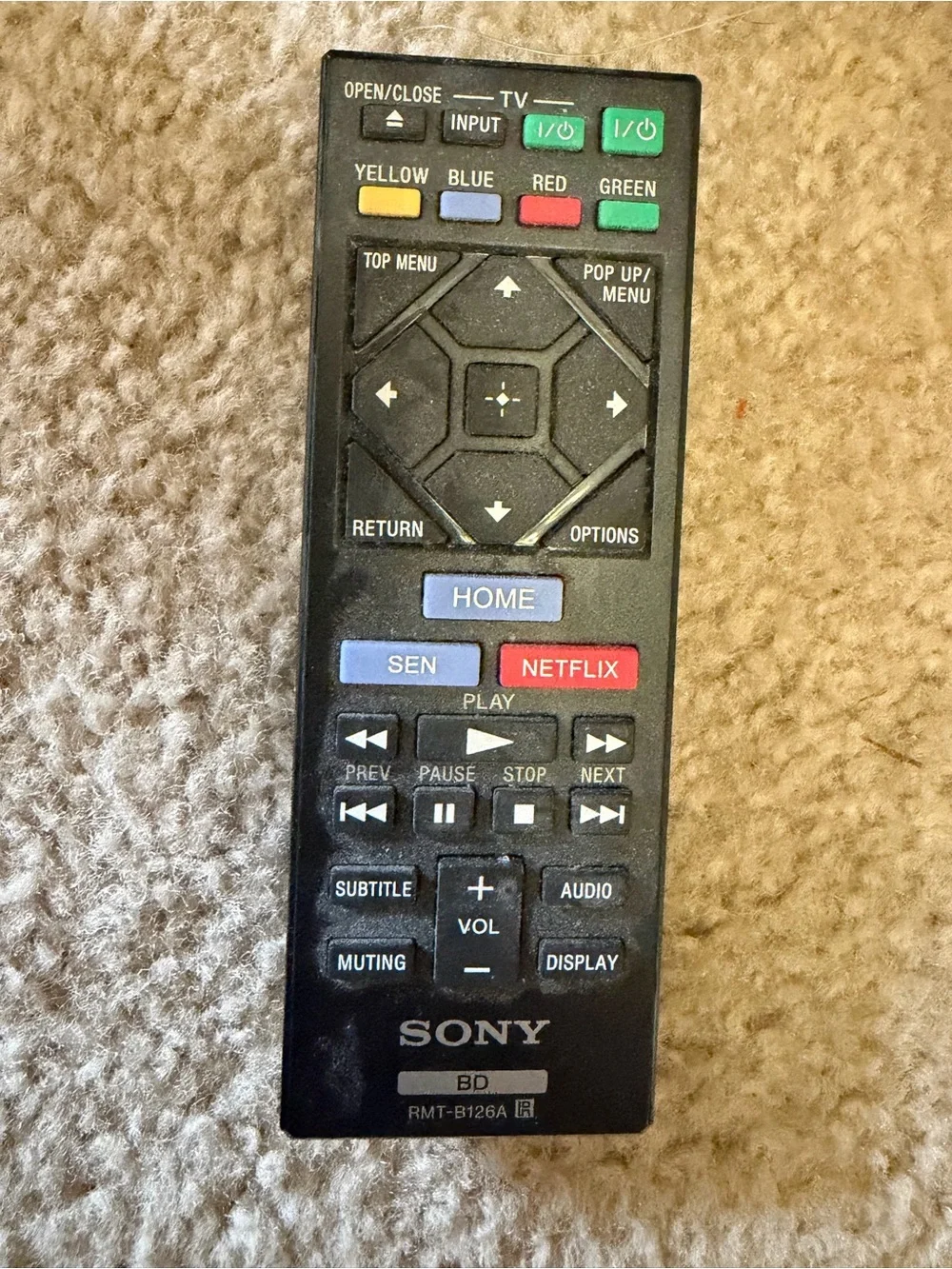 Sony Sleek Black blu ray media Player with Gloss & Matte Paneling